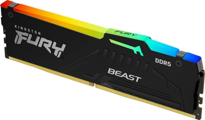 Memorie Kingston Fury Beast RGB, DDR5, 32 GB, 6000 MHz, CL30, KF560C30BBAK2-32