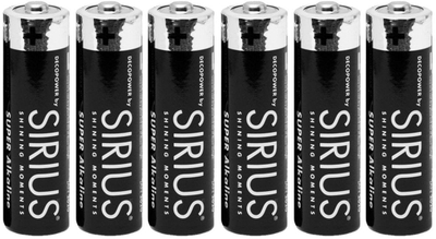 Bateri AA Sirius Super Alkaline, 2800 mAh, 6 copë