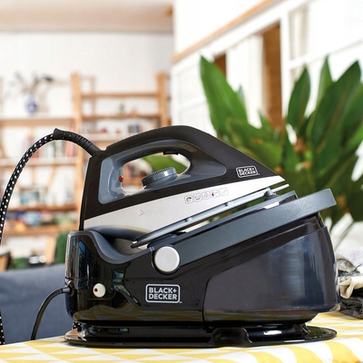Stacion me avull Black+Decker BXSS2200E, 2200W, i bardhë e kaltër