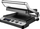 Grill kontaktual ECG KG 1000 Gourmet, pllakë e ndërroshme, kontroll digjital, inox
