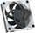 Ventilatorë për kompjuter HYTE THICC FP12, 120mm, set me 3 copë, bardh e zi