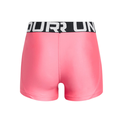 Спортски шорцеви за девојчиња Under Armour HeatGear Shorty, перформансен материјал, еластичен појас, розови