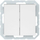 Buton elektrik WMat PUSH BUTTON 2G P410-020-22, për ndriçim, i bardhë