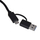 Përshtatës Unitek U1313C, USB-A/C në RJ45, 2.5 Gbps, ngjyrë hiri