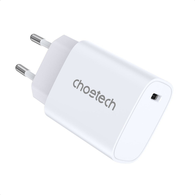 Karikues muri Choetech Q5004, set 2 copë, 20W PD, i bardhë