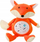 Lodra pelushi me drita dhe tinguj Plush Teddy Bear Fox, mënyrë ditë natë, shumëngjyrëshe