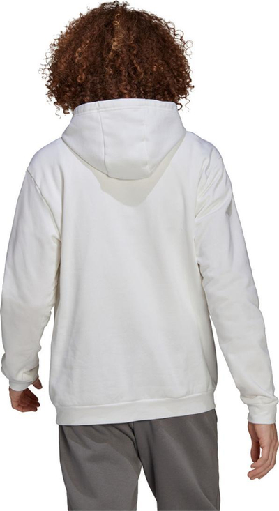 Bluzë me kapuç Adidas Entrada 22 HG6302 për burra, e bardhë