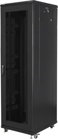 Kabinet rrjeti Lanberg Standing Cabinet FF01-6842-23B, 19", 42U, i zi