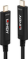 Kabllo USB C Lindy Fibre Optic Hybrid, 5m, 4K 60Hz, e zezë