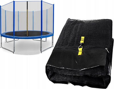 Rrjetë zëvendësuese për trampolinë Spartan, 305 cm, për 8 shtylla, e zezë