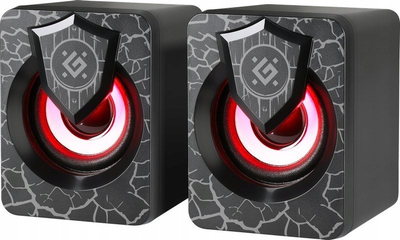 Altoparlantë Defender ONYX 2.0, 6W, USB, me LED, gri