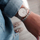 Rrip për orë Cluse Cluse Milan Lahoe Mesh Rose Gold CLS047