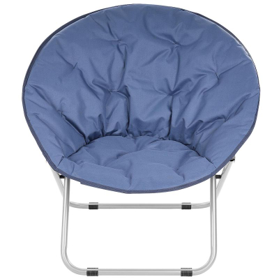 Karrige kampingu Enero Camp Moon, 82x68x79 cm, palosme, blu e errët