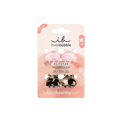 Kapëse flokësh Invisibobble Clipstar Petit Four, 4 copë