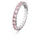 Unazë për femra Swarovski 5658852, e argjendtë/rozë