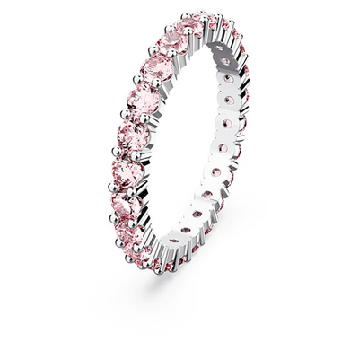 Unazë për femra Swarovski 5658852, e argjendtë/rozë