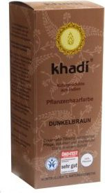 Ngjyrë flokësh Khadi Henna Khadi, kafe e errët, 100g