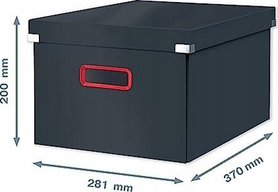 Kuti ruajtjeje Leitz Click & Store Cosy Medium, kadife gri