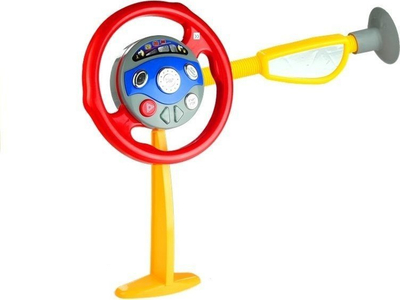 Lodër timon makine LEANToys Simulator, efekte zanore, drita, multingjyrëshe
