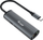 Адаптер мрежен Equip USB-C во RJ45, Gigabit Ethernet, Power Delivery, сив