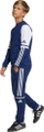 Pantallona treningu për kalamaj adidas Squadra 25 Sweat Jr JD4809, pambuk poliester, me xhepa me zinxhir, blu