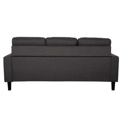 Sofa këndore (HM3237.01), gri/ zezë