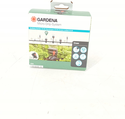 Spërkatës lëkundës Gardena OS 90 Micro Drip, për sipërfaqe drejtkëndore, i zi portokalli