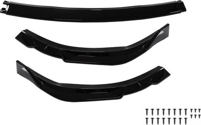 Splitter për tampon përpara Lexus ES VII, ABS, shkëlqim i zi