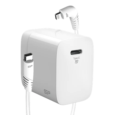 Karikues fast charging Silicon Power QM10, 18W, type-C/Lightning, i bardhë