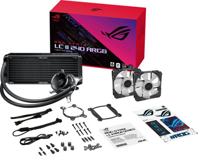 Ftohës i lëngshëm Asus ROG STRIX LC 240 II ARGB, i zi