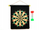 Loja darts magnetike 407084, tabelë me varëse, shigjeta magnetike, e zezë