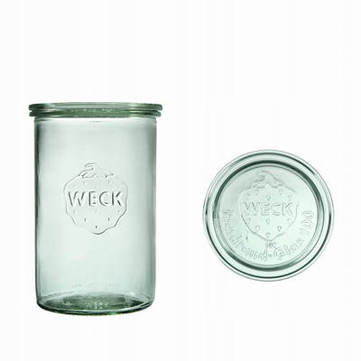 Set kavanozësh qelqi WECK, 1050 ml, pa kapak, 6 copë