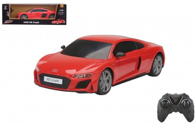 Makina me pult Koolspeed Audi R8 Coupe DHTRC10506GN, me bateri, për kalamaj 3+, shumëngjyrëshe