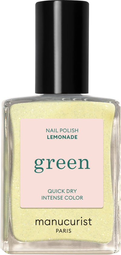 Llak thonjsh Manucurist Green Lemonade, 15ml, tharje e shpejtë, i verdhë i çelët