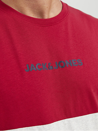 Maicë për meshkuj Jack&Jones, e kuqe/kaltër