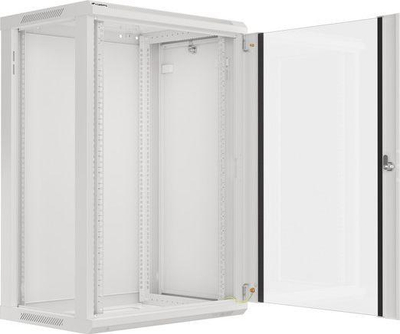 Kabinet për server Lanberg 19" 18U, i bardhë