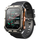 Smartwatch Rubicon RNCF27, Bluetooth Call, monitorim shëndeti, i zi portokalli