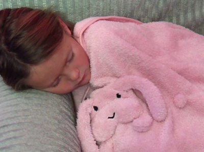 Batanije lodër My Pet Blankie, 63 x 100 cm, plushe, rozë