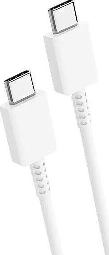 Kabllo USB Type C në Type C Denmen D20C, 100W 3.6A, 1m, e bardhë