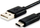 Kabllo USB Equip, USB-A -USB-C, 1m, e zezë