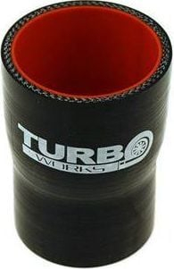 Reduktues i drejtë silikoni TurboWorks Pro, 35 40mm, i zi