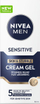 Xhel krem për lëkurë dhe mjekër Nivea Skin & Stubble Cream Gel Sensitive, 50 ml