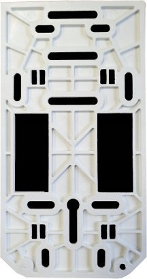 Dispenzer letre higjienike Wepa Satino Centerfeed, montim ne mur, plastic, i bardhë