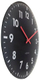 Orë muri Nextime Duomo 50 3298ZW, e zezë/kuqe