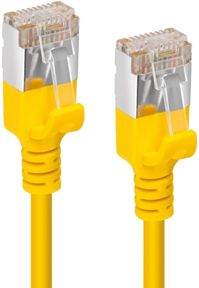 Kabllo rrjeti MicroConnect CAT6a U FTP Slim, 0.15m, LSZH, gri