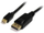 Kabllo Mini DisplayPort në DisplayPort Microconnect DP-MMG-100MB, 1 m, e zezë