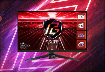 Monitor gaming ASRock Phantom Gaming PG27FF1A, 27", Full HD 165Hz, i zi