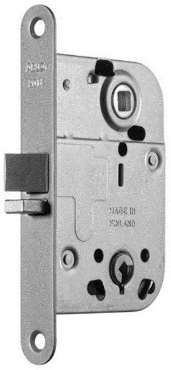 Bravë e fshehtë Abloy LC2014, me pllakë të sheshtë, çelik i galvanizuar, argjendtë