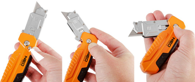 Thikë pune NEO Tools 63-708, ergonomike, 223 g, portokalli