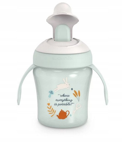 Gotë trajnimi Suavinex Wonderland Learning Cup, 200 ml, jeshile